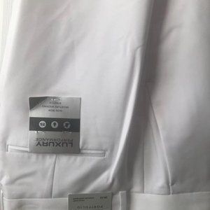Mens White Modern Fit casual dress pants *New*
